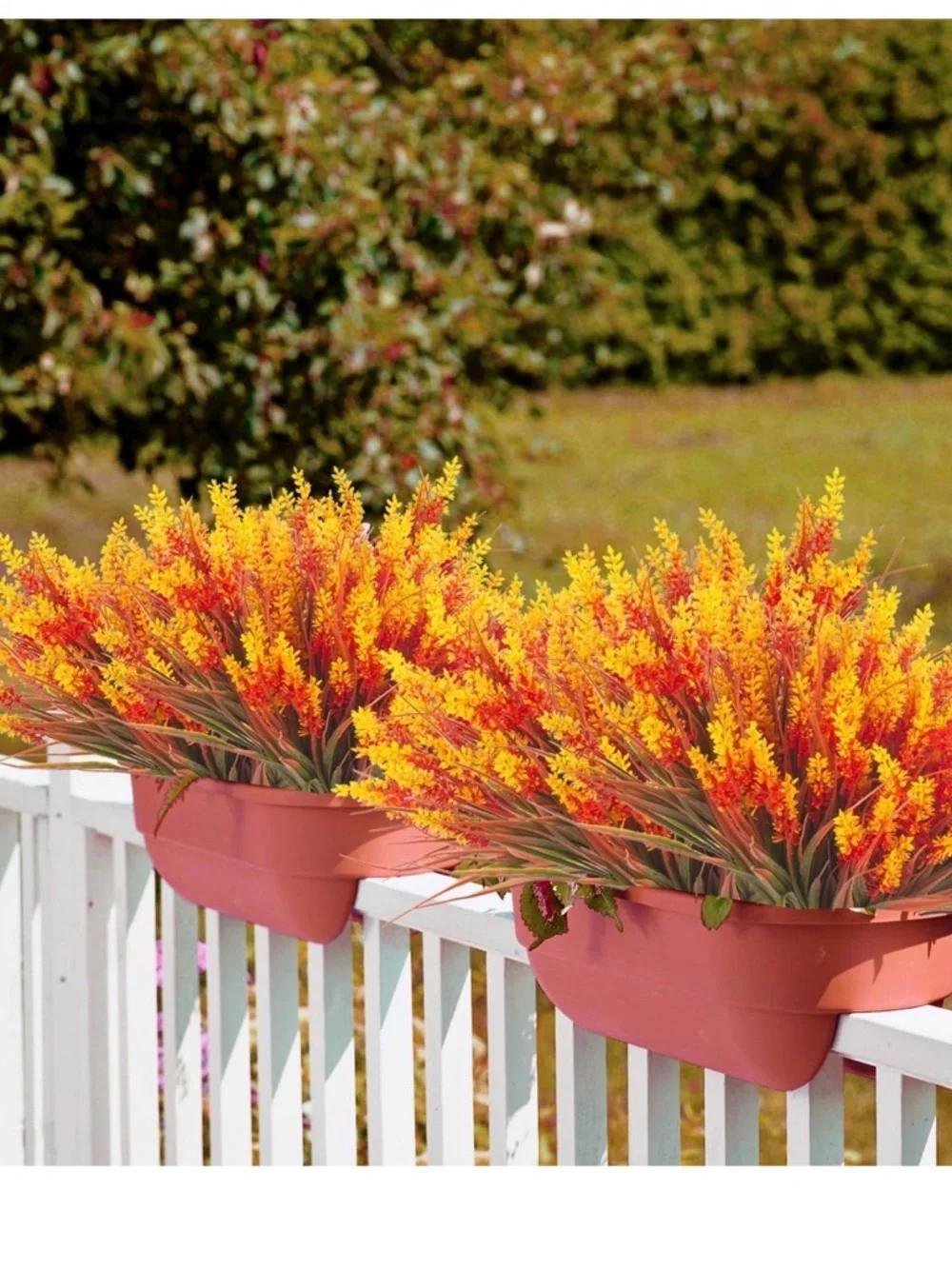 Autumn Meadow Artificial‎ Floral Bouquet - Yellow & Orange set of 48